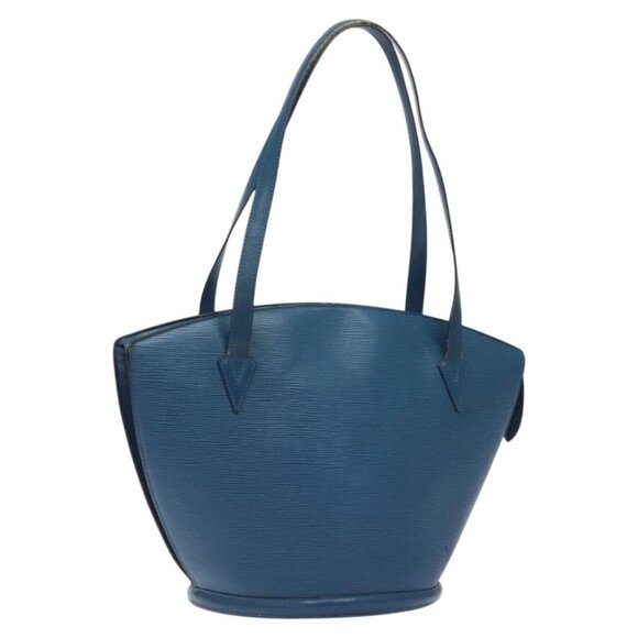 LOUIS VUITTON Epi Saint Jacques Shopping Shoulder Bag Blue M52275 LV Auth 121598 - Picture 1 of 16